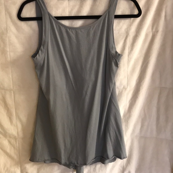 Athleta Twist Front Gray Tank Top - Picture 5 of 5